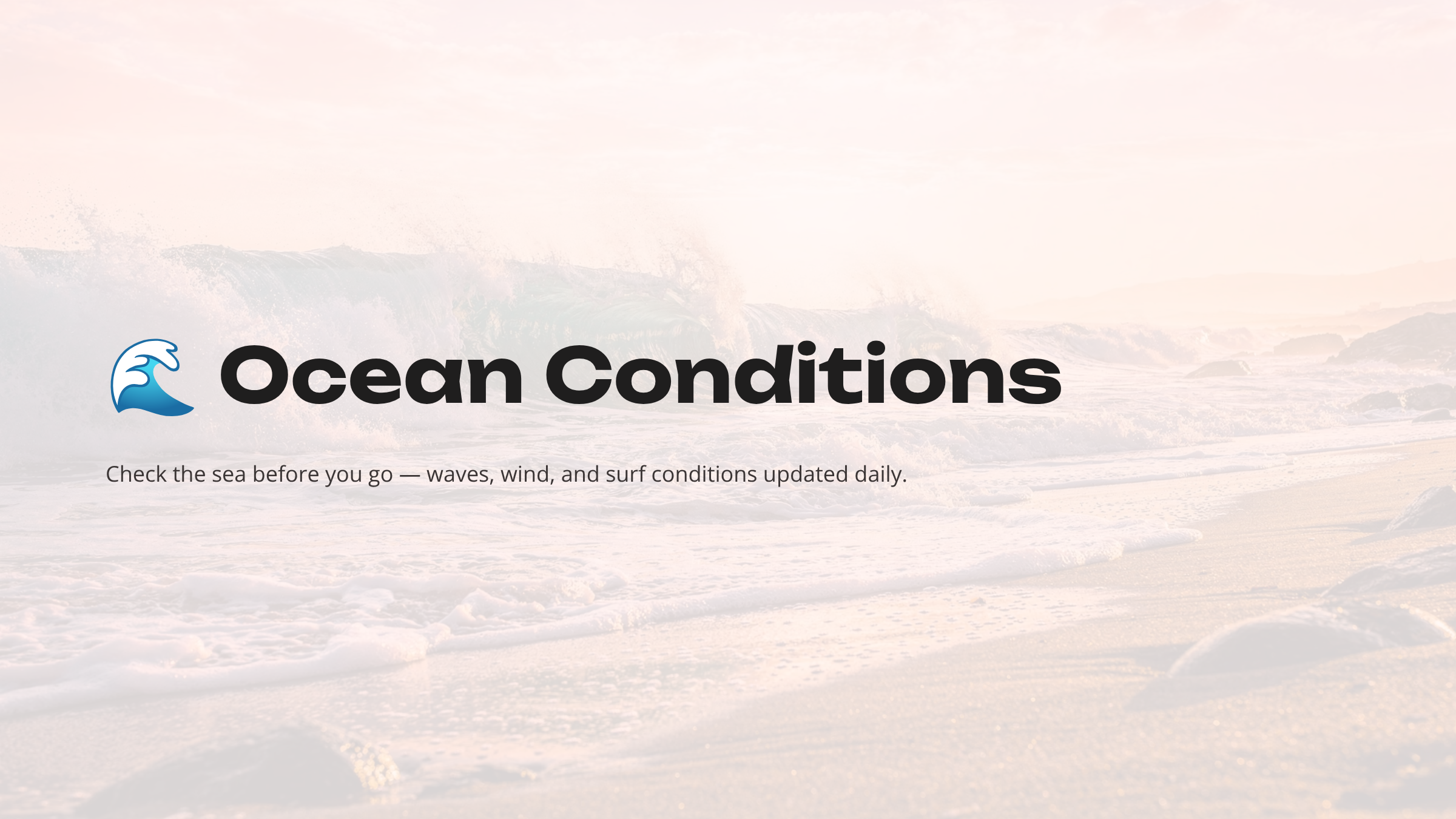 Ocean Conditions