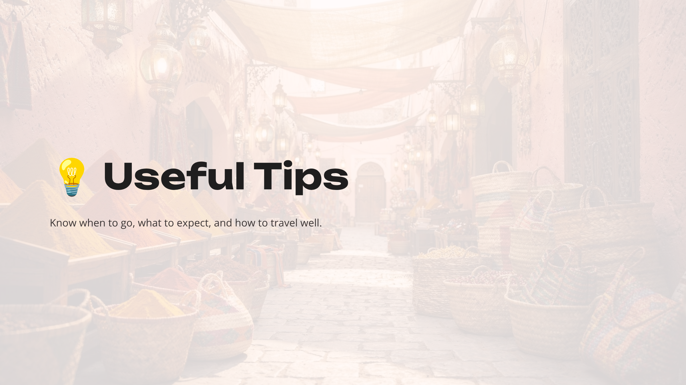 Useful Tips