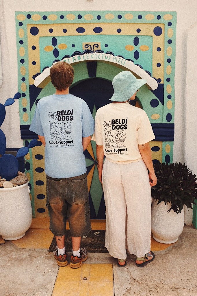 Beldis from Morocco — Beldi Dogs shirts at Riad Le Cactus Bleu